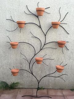 Опора в виде дерева для растений