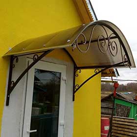 Козырек из поликарбоната