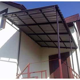 Козырек для крыльца