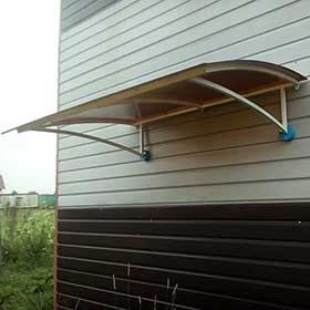 Козырек из поликарбоната