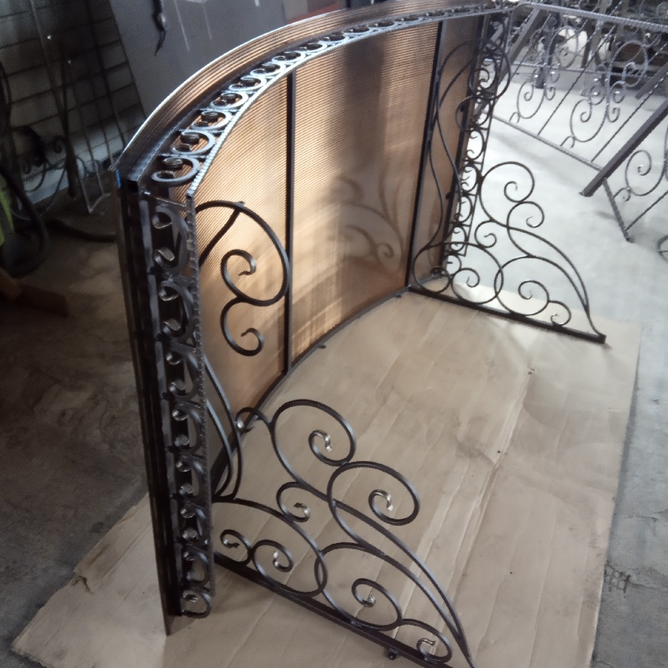 Козырек кованый над крыльцом 3,4