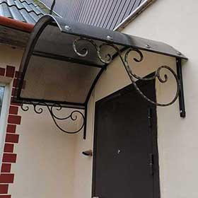 Козырек из поликарбоната