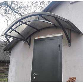 Козырек из поликарбоната