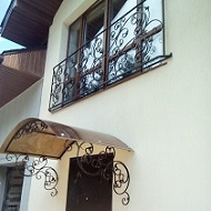 Козырёк арочный кованый 1,6