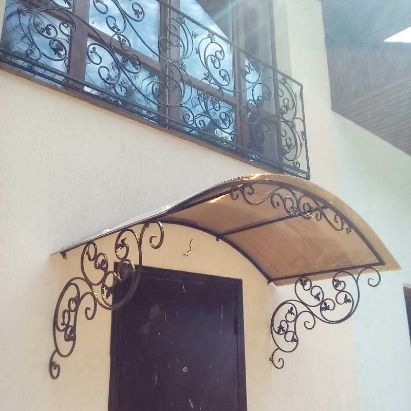 Козырёк арочный кованый 1,4