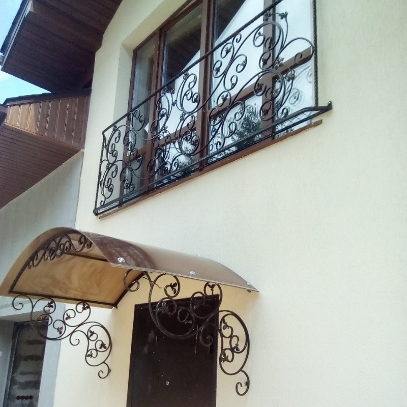 Козырёк арочный кованый 1,6