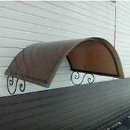 Козырёк арочный