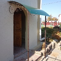 Козырек кованый 2