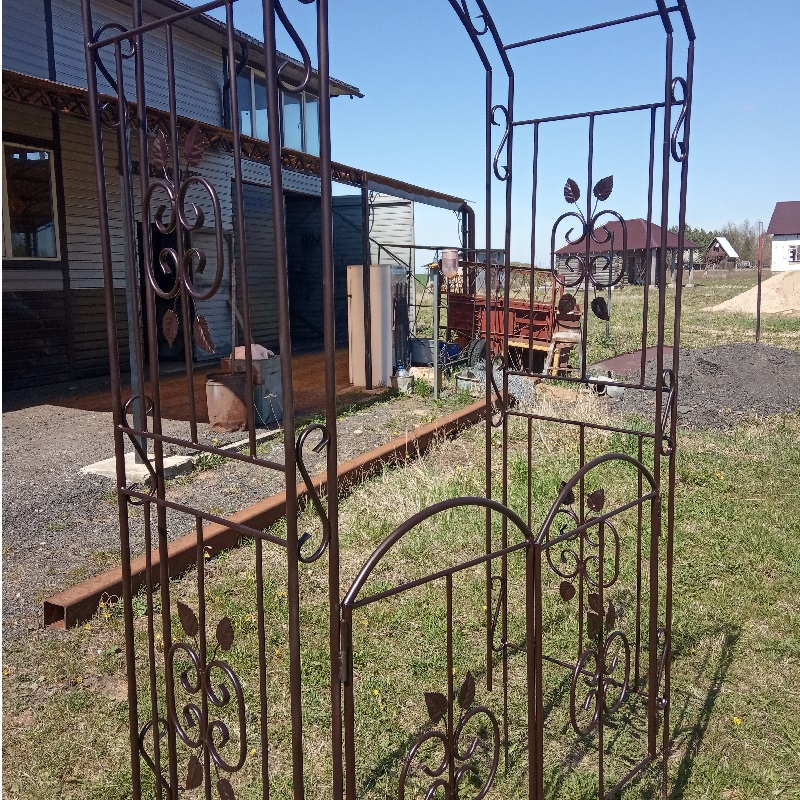 пергола с калиткой