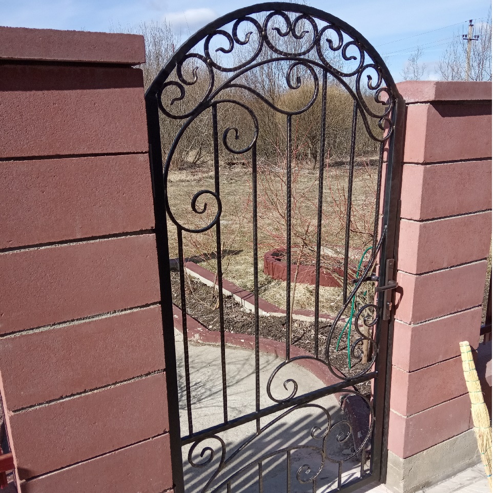 калитка ,холодная ковка