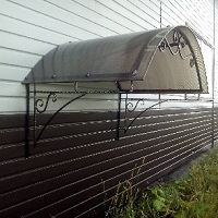 Козырёк арочный