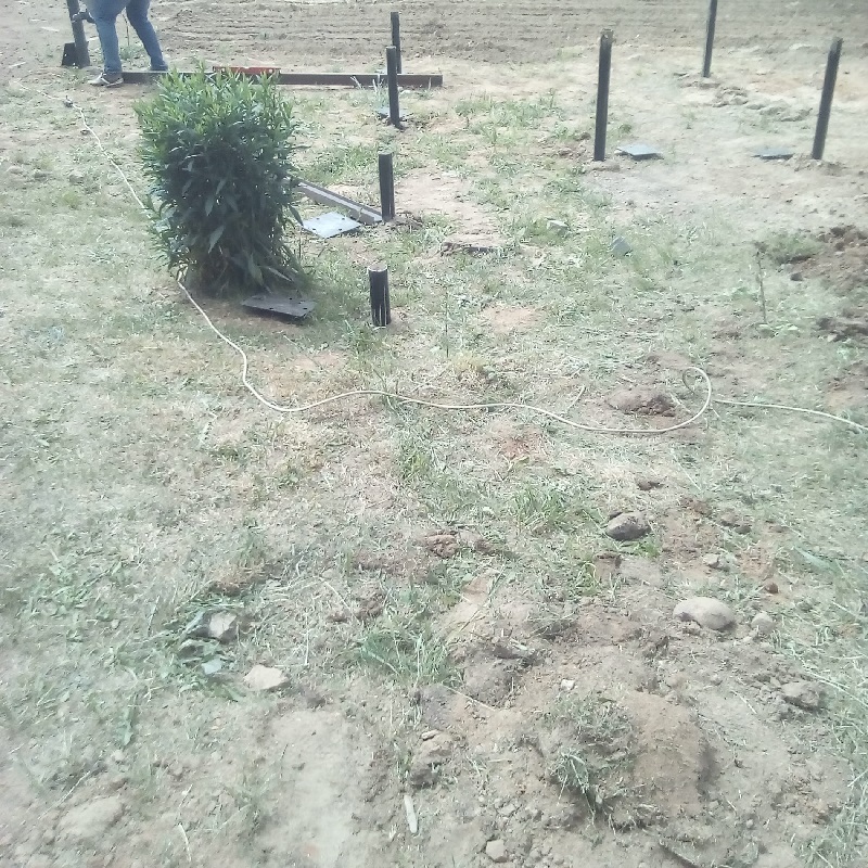 Завершение сварочных работ каркаса террасы 1,2