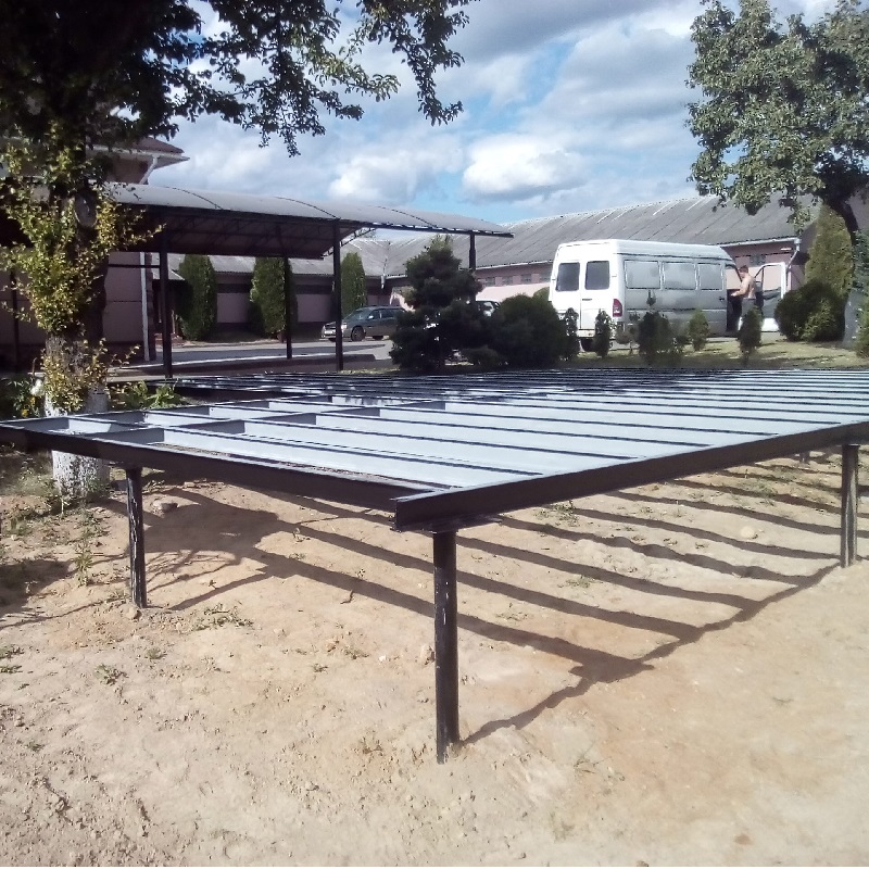 Обшивка террасы доской дпк