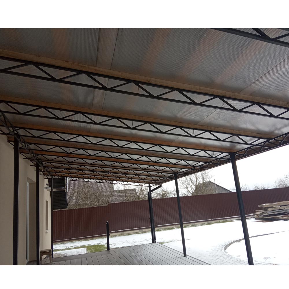 Изготовление террасы с навесом к дому 2,5