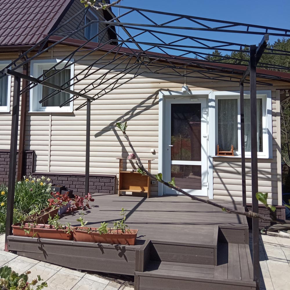 Изготовление террасы с навесом к дому 2,7