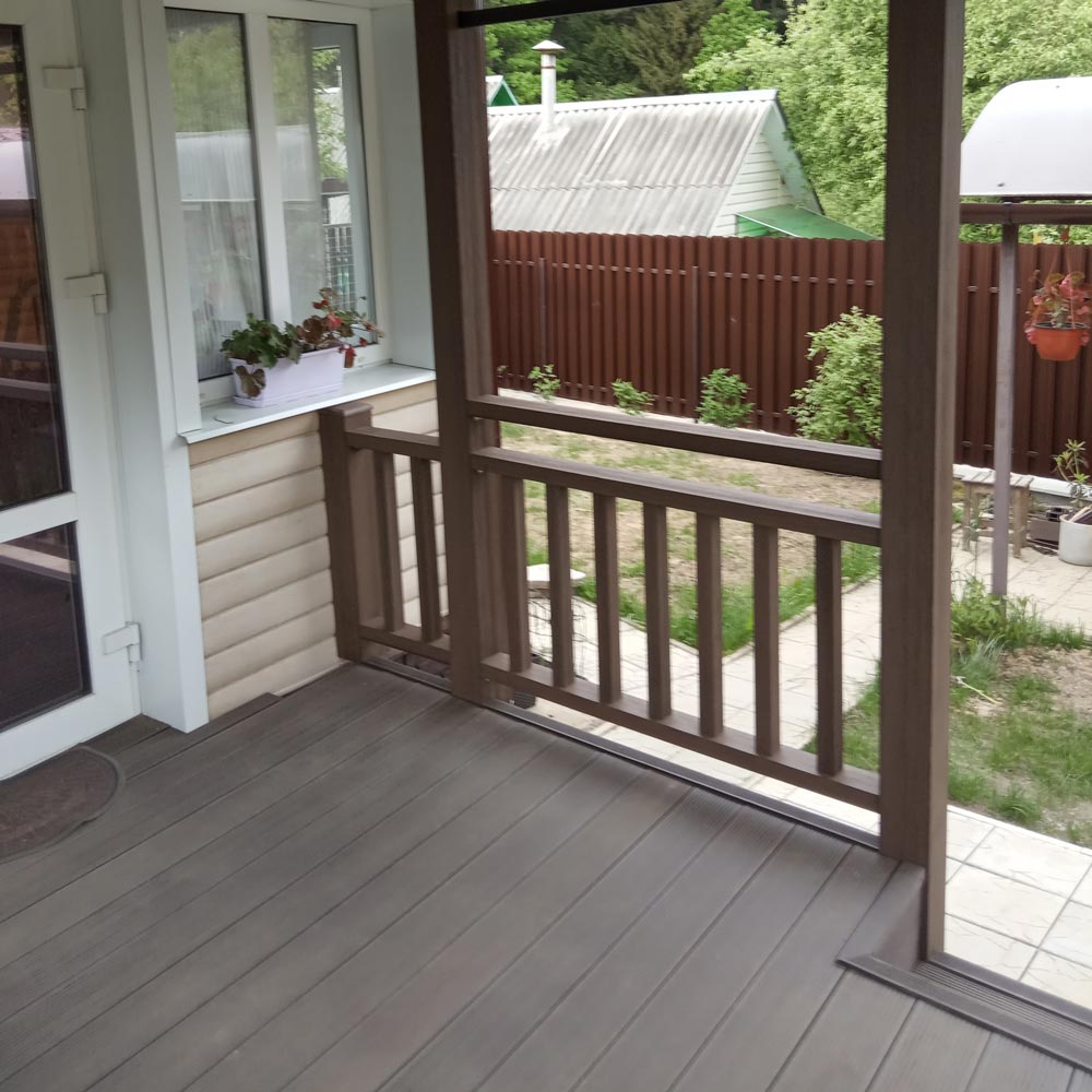 Изготовление террасы с навесом к дому 2,7