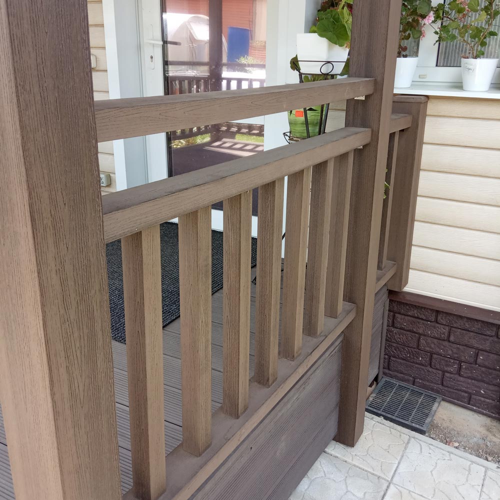 Изготовление террасы с навесом к дому 2,7