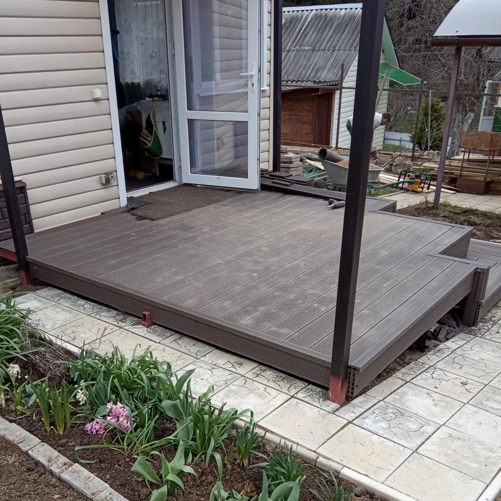 Изготовление террасы с навесом к дому 2,7