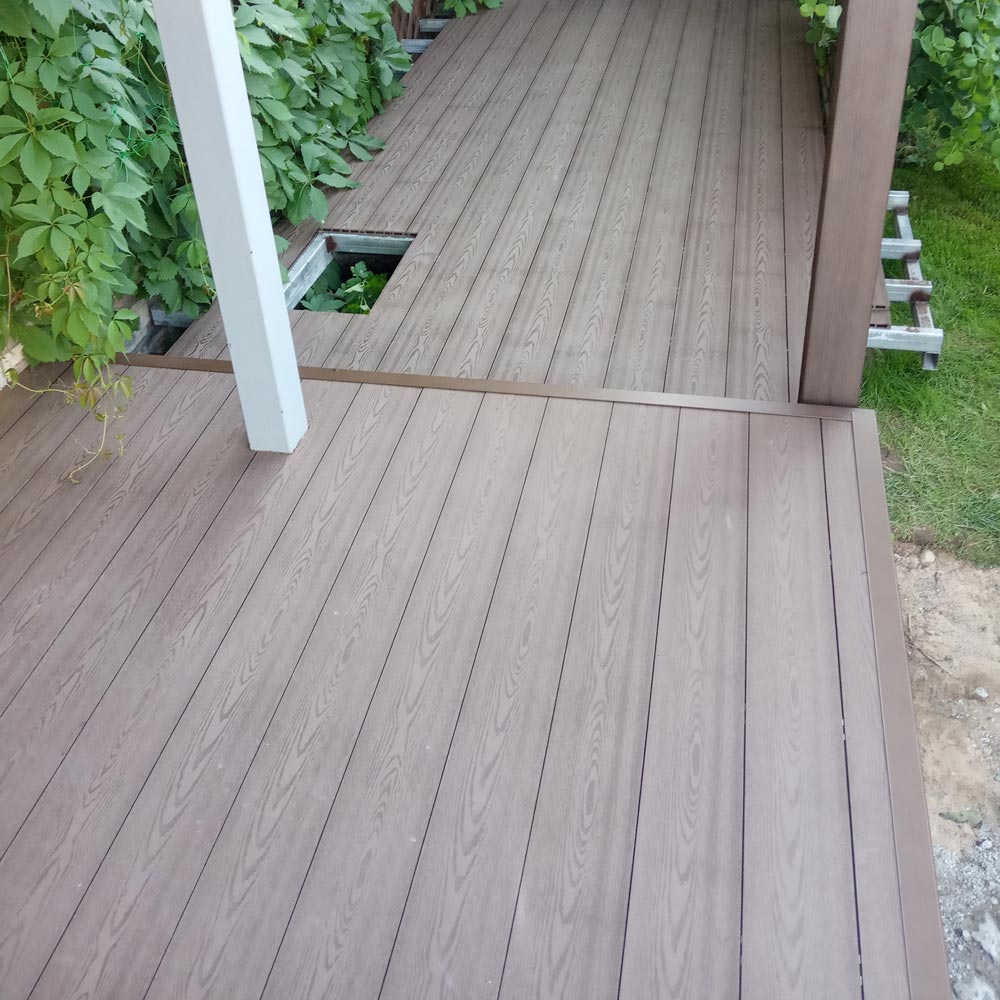 Изготовление террасы с навесом к дому 3