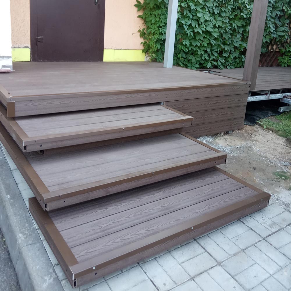 Изготовление террасы с навесом к дому 3,3