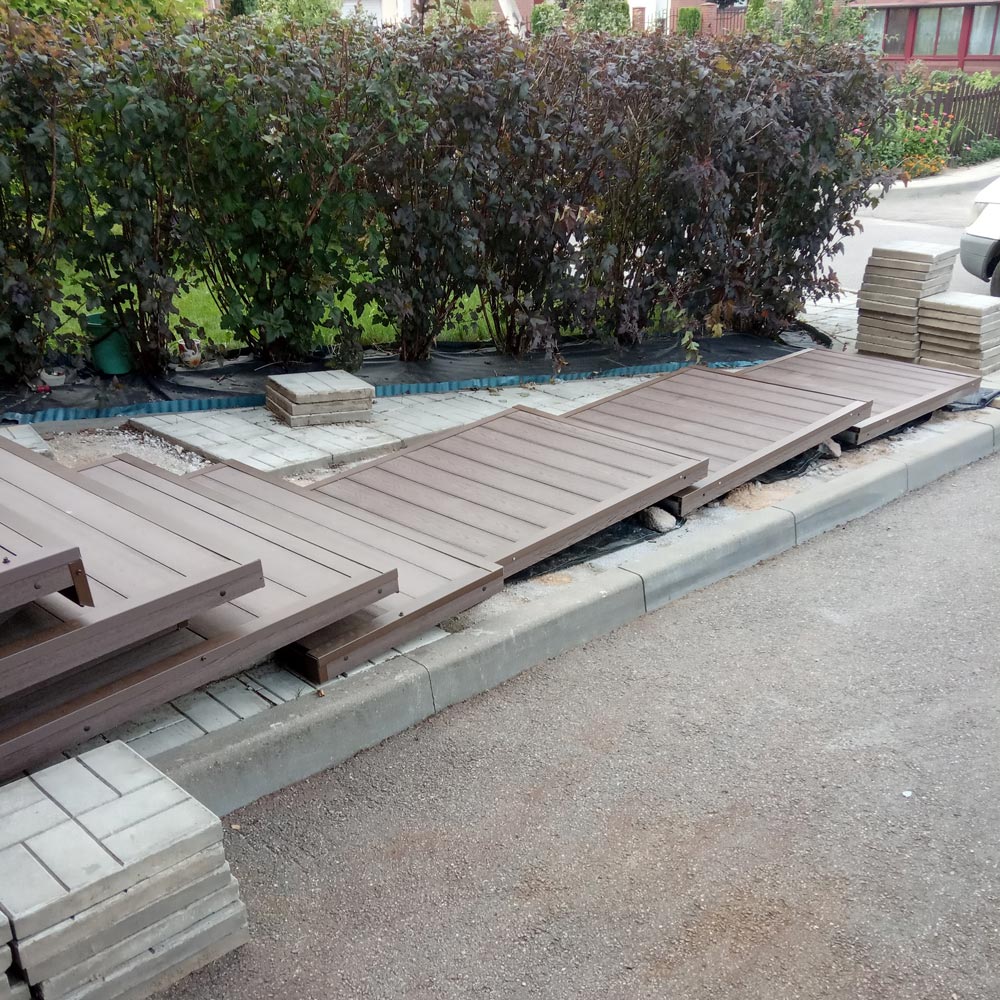 Изготовление террасы с навесом к дому 3,9