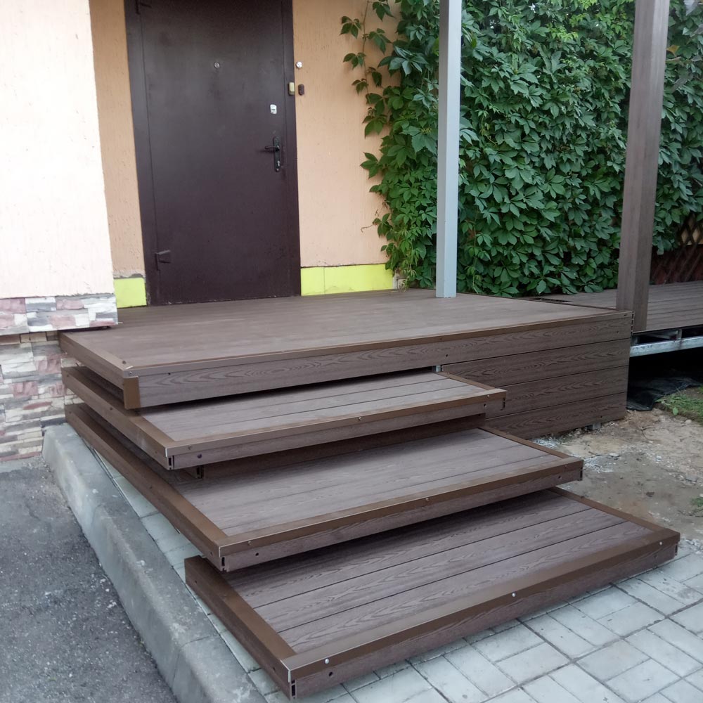 Изготовление террасы с навесом к дому 4,7