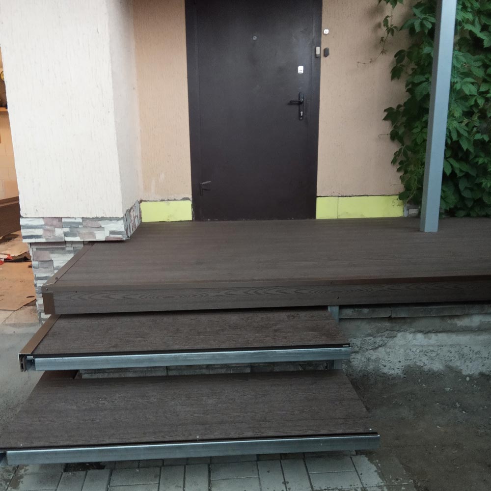 Изготовление террасы с навесом к дому 2,7