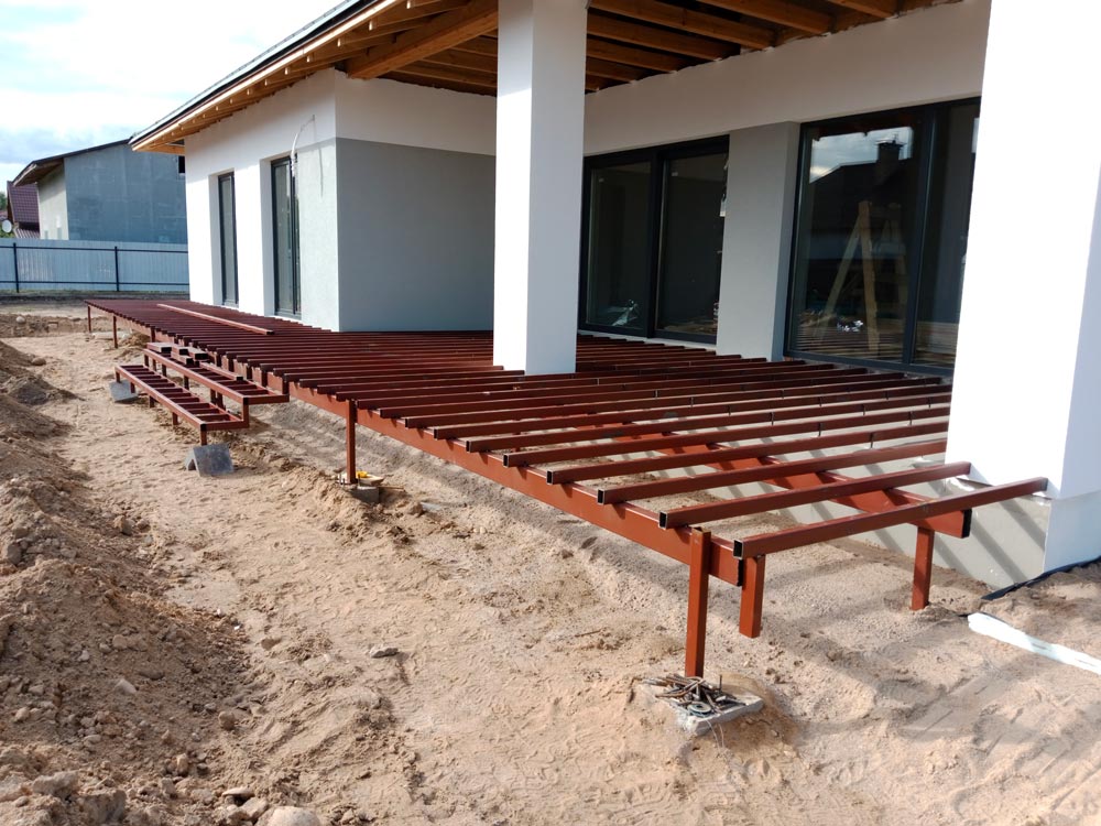 Каркас террасы