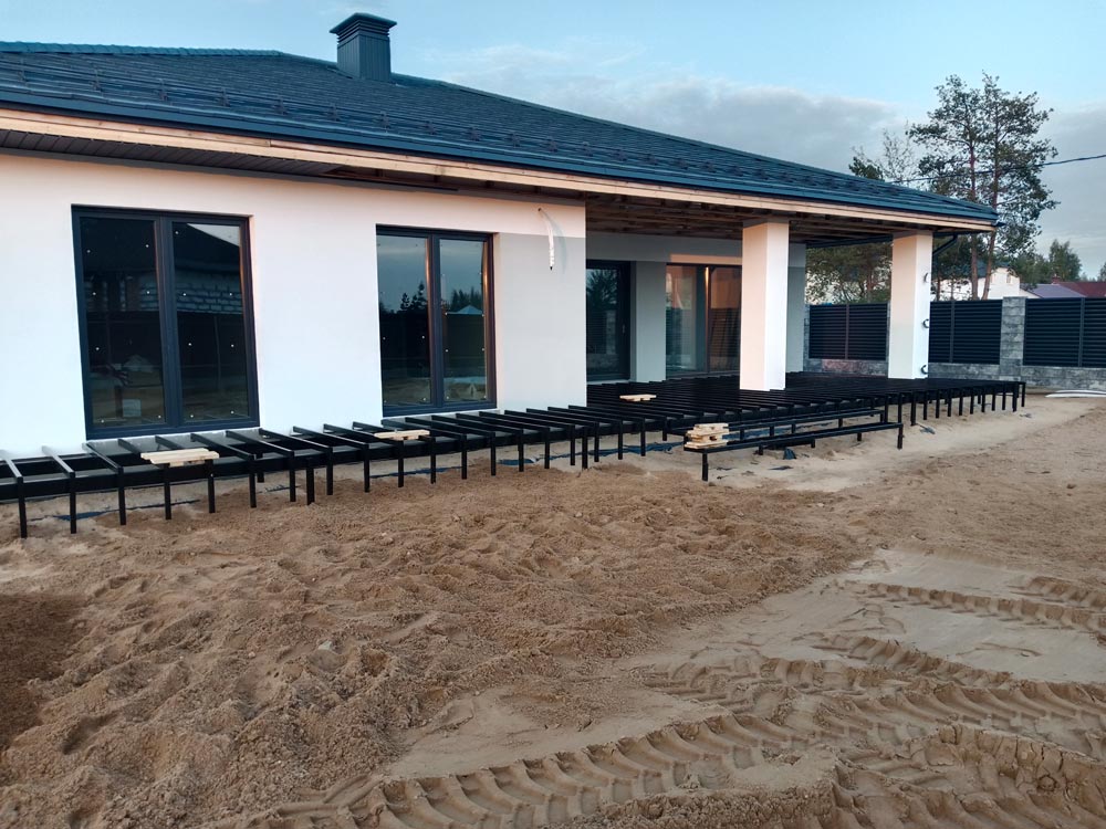 Изготовление террасы с навесом к дому 2,7