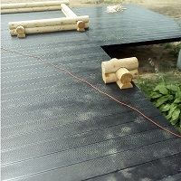 Обшивка террасы доской дпк