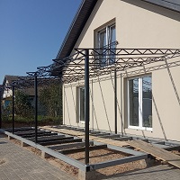 Изготовление террасы с навесом к дому 2,4