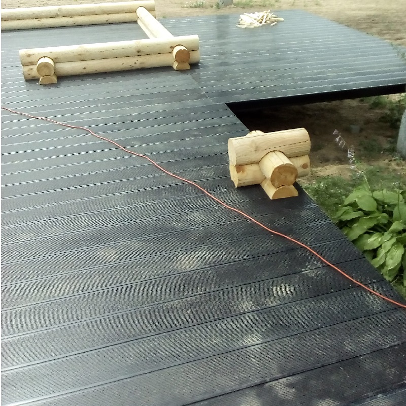 Обшивка террасы доской дпк