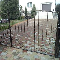 Ворота кованые распашные 2,5