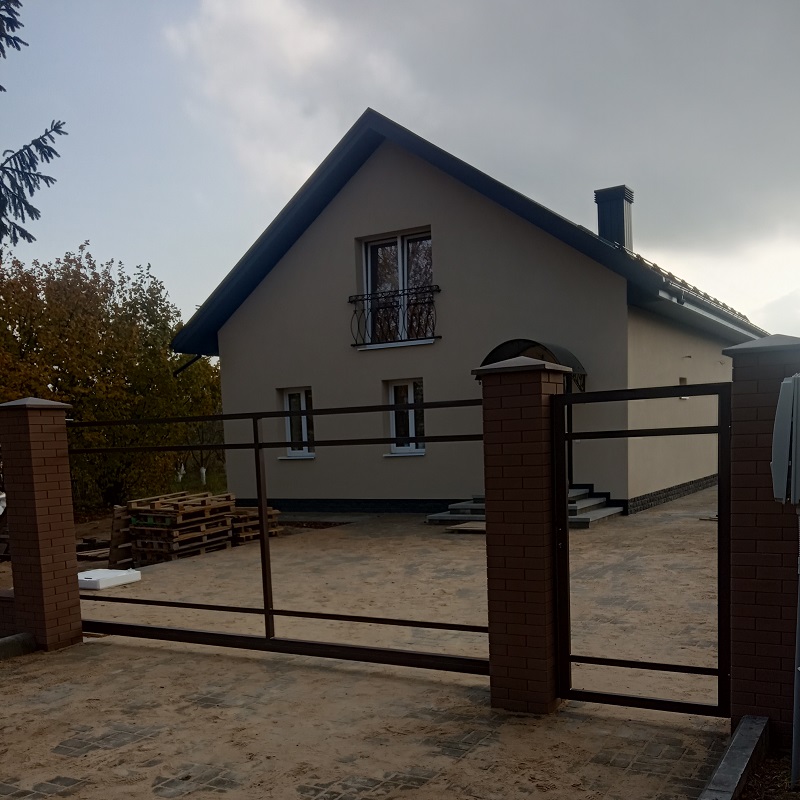 Каркас откатных ворот 1,2