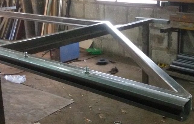 каркас откатных ворот