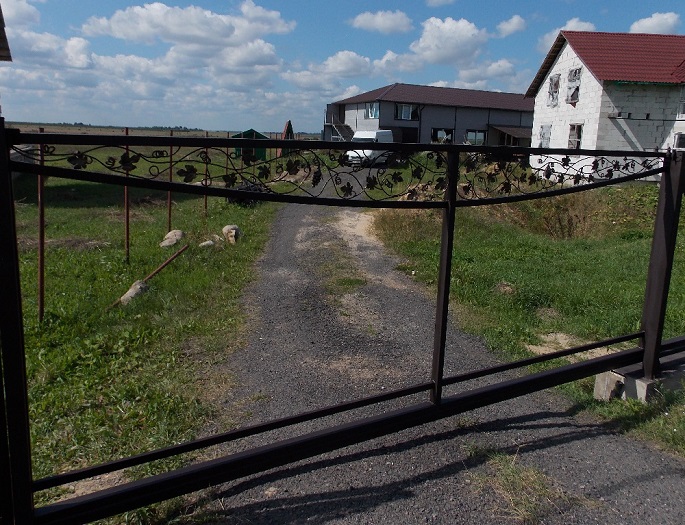 Каркас кованых откатных ворот №7