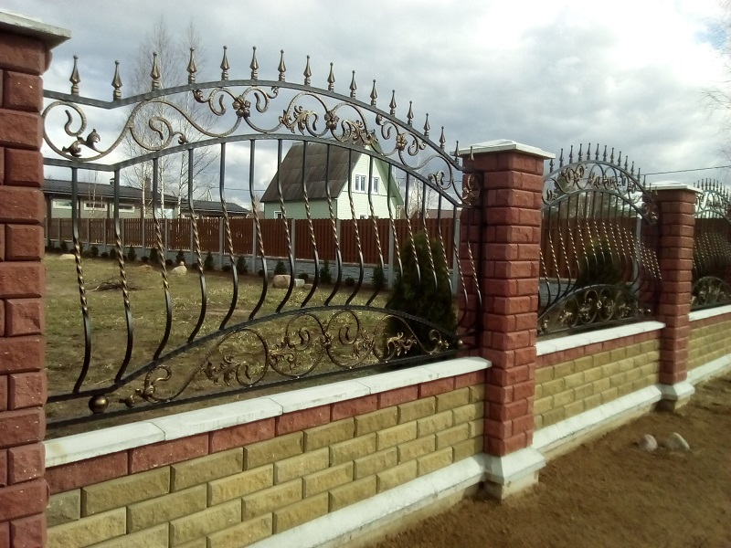Забор кованый 1,3